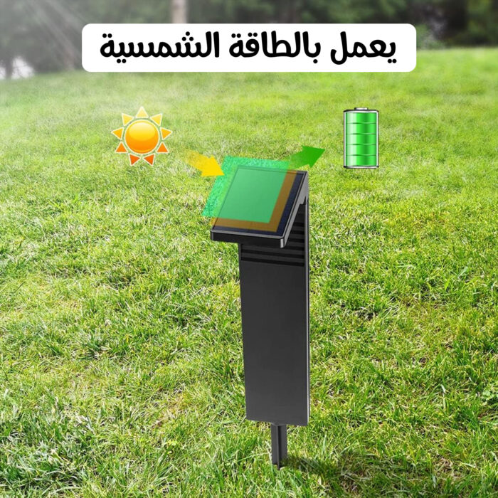 ⁦عمود إنارة بالطاقة الشمسية مقاوم للماء سهل التركيب + تشغيل تلقائى⁩ - الصورة ⁦4⁩