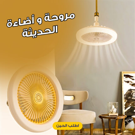 Modern fan and lighting