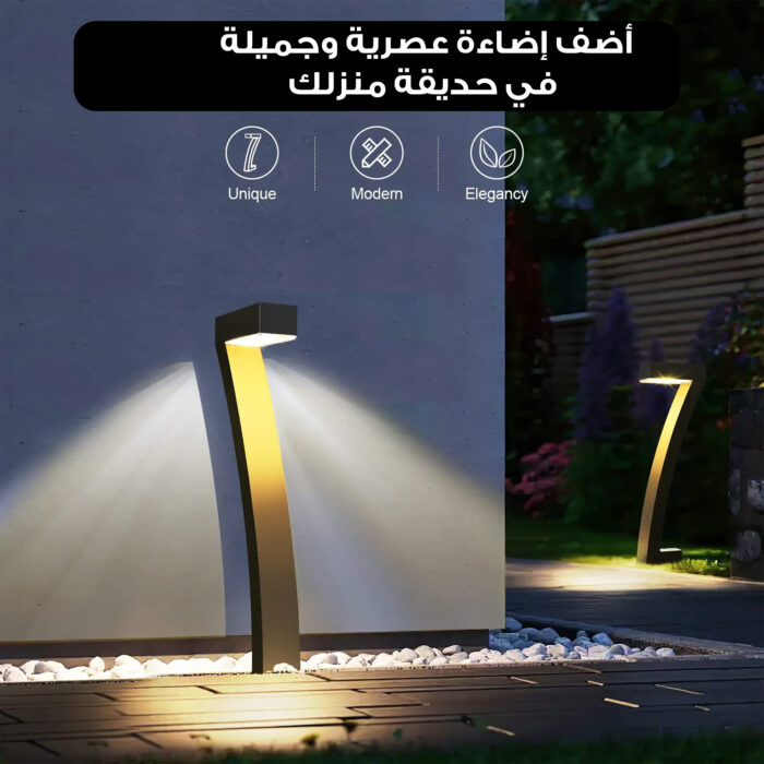 ⁦Modern waterproof solar lighting pole⁩ - الصورة ⁦6⁩