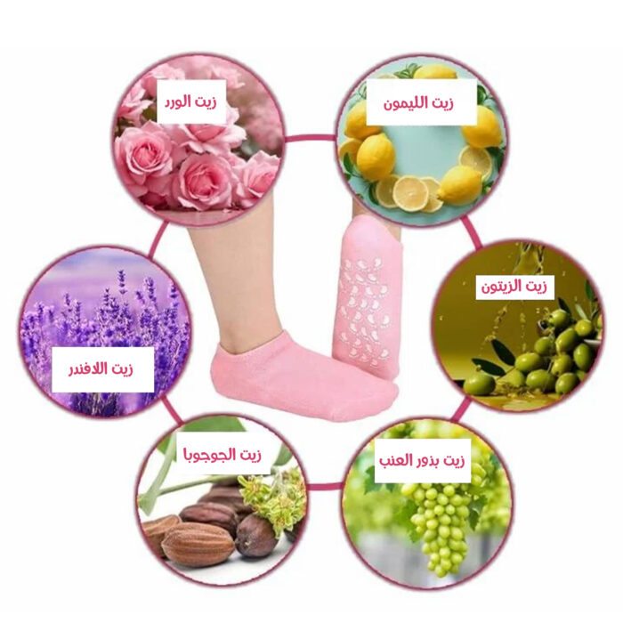 ⁦Gel Socks for Foot Moisturizing⁩ - الصورة ⁦5⁩