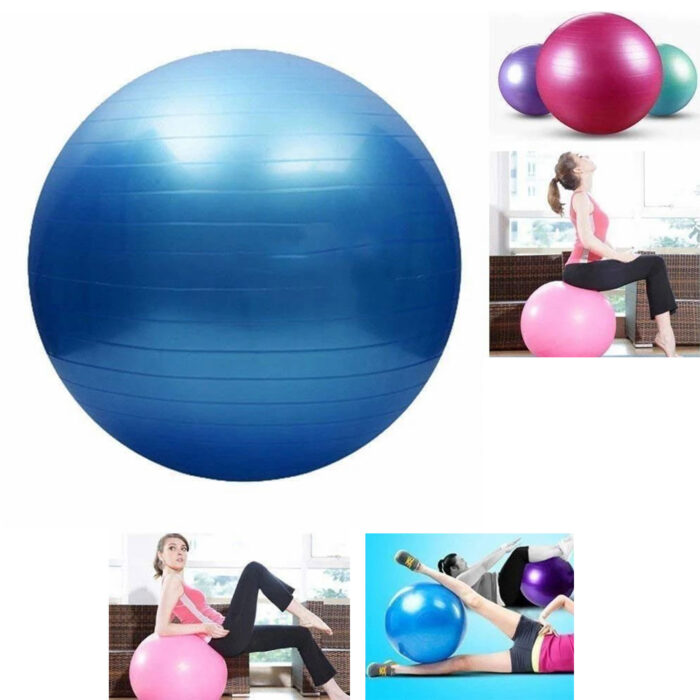⁦مجموعة التمرين الكامل (مجموعة أدوات بيلاتيس بار + كرة اليوغا و التمارين + قفاز مريح للتحكم والثبات أثناء التمارين)⁩ - الصورة ⁦4⁩