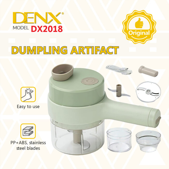 ⁦4-in-1 portable electric vegetable cutter set with two years warranty⁩ - الصورة ⁦3⁩