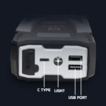 ⁦سعة 6000 مللي أمبير Toby X6 جهاز تشغيل بطارية السيارة مع منفاخ⁩ - الصورة ⁦3⁩