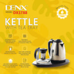 ⁦Electric Kettle with Base + Teapot⁩ - الصورة ⁦3⁩