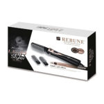 ⁦عرض 4 شامبو تقوية النعناع روزماري الأصلي + مصفف شعر مع ملحقين أسود 1200 واط هدية⁩ - الصورة ⁦2⁩