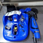 ⁦•  سيارة كهربائية للأطفال بمحرك 380 واط   ازرق⁩ - الصورة ⁦4⁩