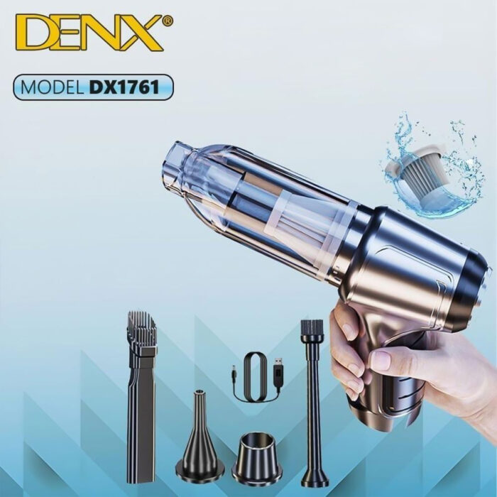 ⁦مكنسة كهربائية لاسلكية محمولة باليد من Denx بضمان عامين⁩ - الصورة ⁦3⁩