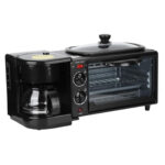 ⁦ميكروويف وقلاية وصانعة قهوة  3 في 1 سيلفر كريست⁩ - الصورة ⁦2⁩