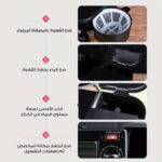 ⁦ميكروويف وقلاية وصانعة قهوة  3 في 1 سيلفر كريست⁩ - الصورة ⁦4⁩