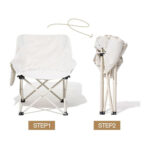 ⁦كرسي نزهة معدني محمول عالي الجودة قابل للطي⁩ - الصورة ⁦7⁩