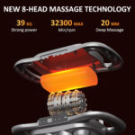 ⁦جهاز تدليك كهربائي محمول باليد 8 رؤوس⁩ - الصورة ⁦3⁩