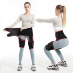 ⁦عرض مع حزام رياضي قابل للتعديل لتنحيف البطن والساق بالحرارة معجهاز تدليك كهربائي مع 6 مستويات ضغط ساخن⁩ - الصورة ⁦5⁩