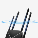 ⁦راوتر واى فاى خارق أربعة أنتنا + مدخل شريحة تشغيل سهل⁩ - الصورة ⁦2⁩