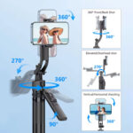 ⁦مانع اهتزاز للجوال 360 درجة كبير الحجم⁩ - الصورة ⁦2⁩