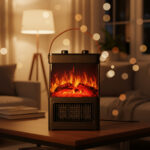 ⁦دفاية كهربائية مع ديكور فاخر الحديثة⁩ - الصورة ⁦2⁩