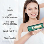 ⁦New IPL جهاز إزالة الشعر بالليزر بالتبريد + هدية مجانية⁩ - الصورة ⁦5⁩