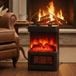 ⁦دفاية كهربائية مع ديكور فاخر الحديثة⁩ - الصورة ⁦7⁩