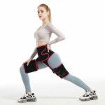 ⁦عرض مع حزام رياضي قابل للتعديل لتنحيف البطن والساق بالحرارة معجهاز تدليك كهربائي مع 6 مستويات ضغط ساخن⁩ - الصورة ⁦4⁩