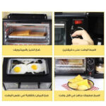 ⁦عرض ميكروويف وقلاية وصانعة قهوة 3 في 1 سيلفر كريست + عصارة بالطرد المركزي للفواكه والخضروات الكاملة بضمان عامين⁩ - الصورة ⁦4⁩