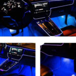 ⁦• شريط اضاءة LED للسيارة بتطبيق⁩ - الصورة ⁦3⁩