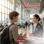 سماعة بمترجم AI