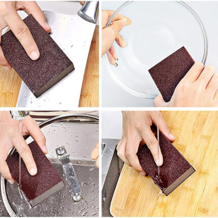 ٣ قطع إسفنجة إزالة الصدأ العجيبة