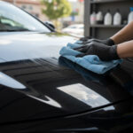 ⁦منشفة تجفيف السيارة ميكرو فيبر⁩ - الصورة ⁦3⁩