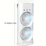 • مروحة رذاذ مزدوجة