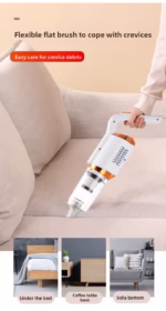 ⁦لمامة ومكنسة لاسلكية للمنزل و السيارة 2 في 1 بضمان عامين⁩ - الصورة ⁦16⁩