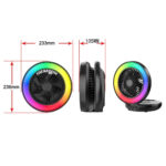 ⁦مروحة و مكبر صوت محمولة⁩ - الصورة ⁦3⁩