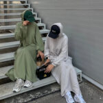 ⁦عباية لوريا الجديدة بغطاء للرأس لون أبيض مقاس XL⁩ - الصورة ⁦4⁩