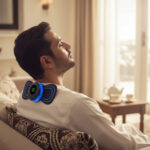 ⁦جهاز مساج صغير لتخفيف آلام الرقبة والظهر والكتفين والساقين وتحفيز الفقرات العنقية⁩ - الصورة ⁦3⁩