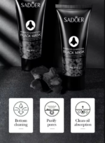 ⁦ماسك الفحم الأسود لتنقية البشرة وإزالة الرؤوس السوداء⁩ - الصورة ⁦4⁩