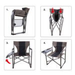 ⁦• كرسي بمسند قابل للطي للتخييم⁩ - الصورة ⁦4⁩