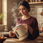 ⁦طنجرة طهي كهربائية صغيرة غير لاصقة بسعة 0.8 لتر⁩ - الصورة ⁦4⁩