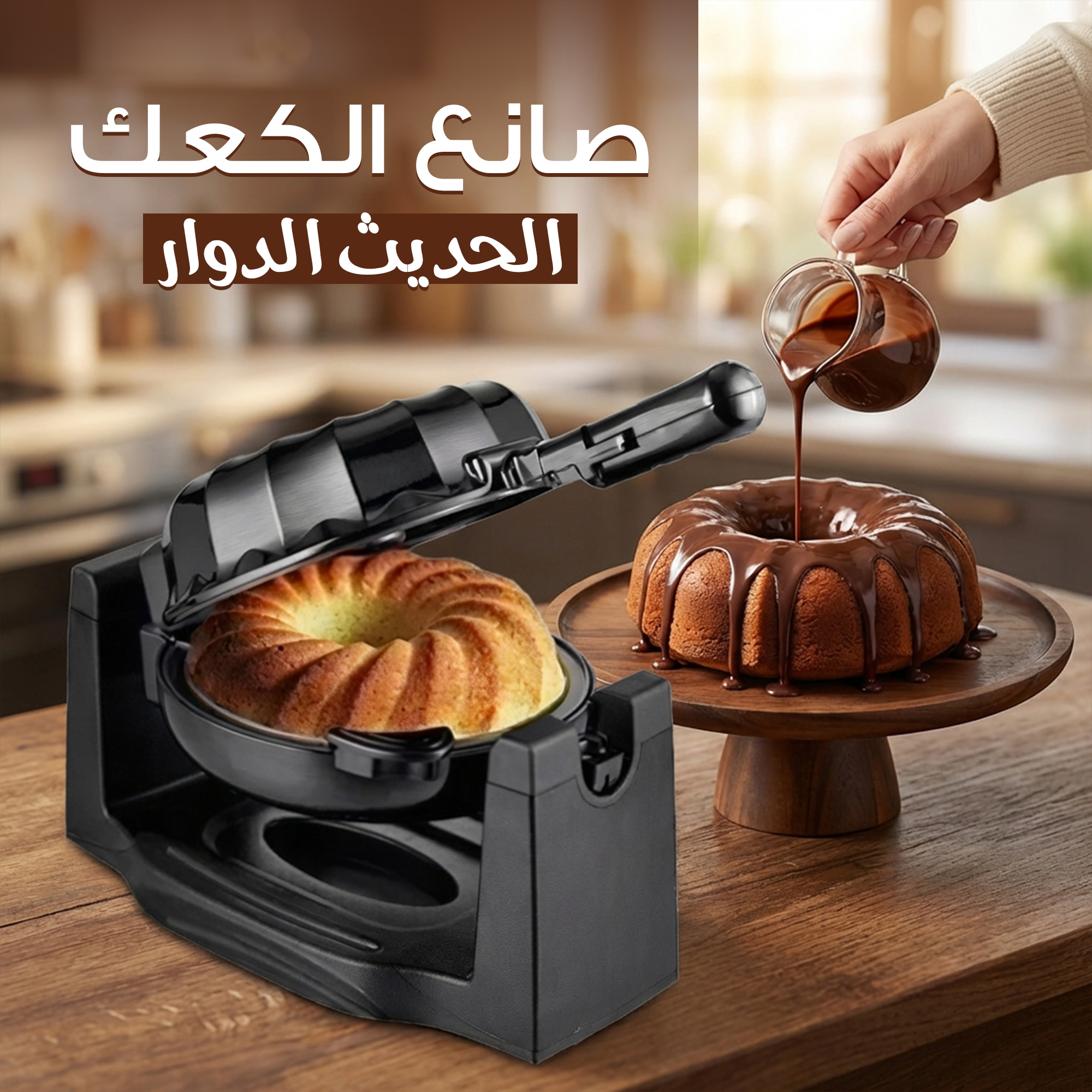 77b9171d-f099-4249-82c4-fa2f15d92cb4.jpg صانع الكعك الحديث الدوار 1200 واط - الصورة 1