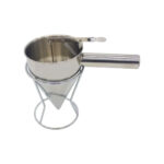 ⁦موزع قمع ستانلس ستيل مع رف متعدد الاستخدام 1.2 لتر من كاوسو⁩ - الصورة ⁦3⁩