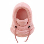 ⁦وشاح صوف بغطاء رأس، دافئ لفصل الشتاء للجنسين - لارج⁩ - الصورة ⁦4⁩