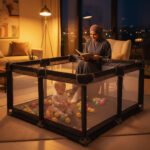 ⁦ساحة كورنر لعب للاطفال من فينيسين، 200 × 180 سم للاطفال الصغار⁩ - الصورة ⁦4⁩