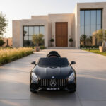 ⁦سيارة أطفال كهربائية مرسيدس اسود لسن ال 8 سنين بضمان 6 شهور⁩ - الصورة ⁦3⁩