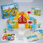 ⁦مجموعة قطار السكك الحديدية الكهربائية للأطفال، 123 قطعة⁩ - الصورة ⁦3⁩