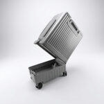 ⁦حقيبة سفر متعددة الوظائف مقاس24 بوصة مع حامل أكواب وجيب للتابلت، وخطافات⁩ - الصورة ⁦3⁩