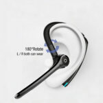 ⁦سماعة رجال الأعمال، مقاومة للماء، رياضية، ستيريو، مزودة بميكروفون⁩ - الصورة ⁦2⁩