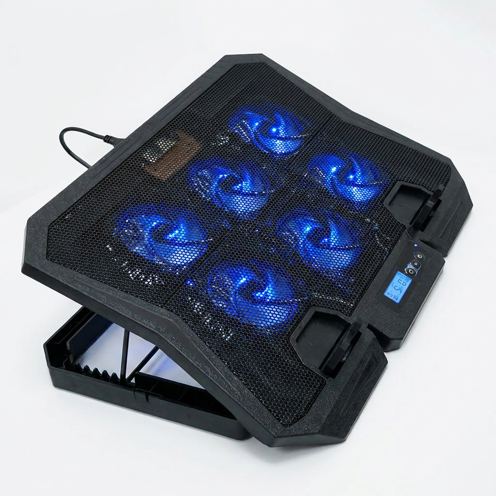 cbee855e-fcd2-4e55-9531-84616a33d4ad.jpg مروحة وحامل تبريد للاب توب - الصورة 1