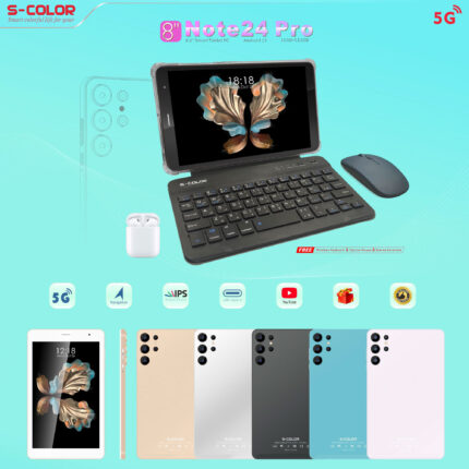 تابلت Note 24 بكيبورد و ماوس بلوتوث + مجموعة هدايا (ضمان 6 اشهر )  تيرا