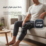 ⁦واقيات ركبة رياضية قابلة للتعديل مصنوعة من النايلون لامتصاص الصدمات والضغط⁩ - الصورة ⁦5⁩