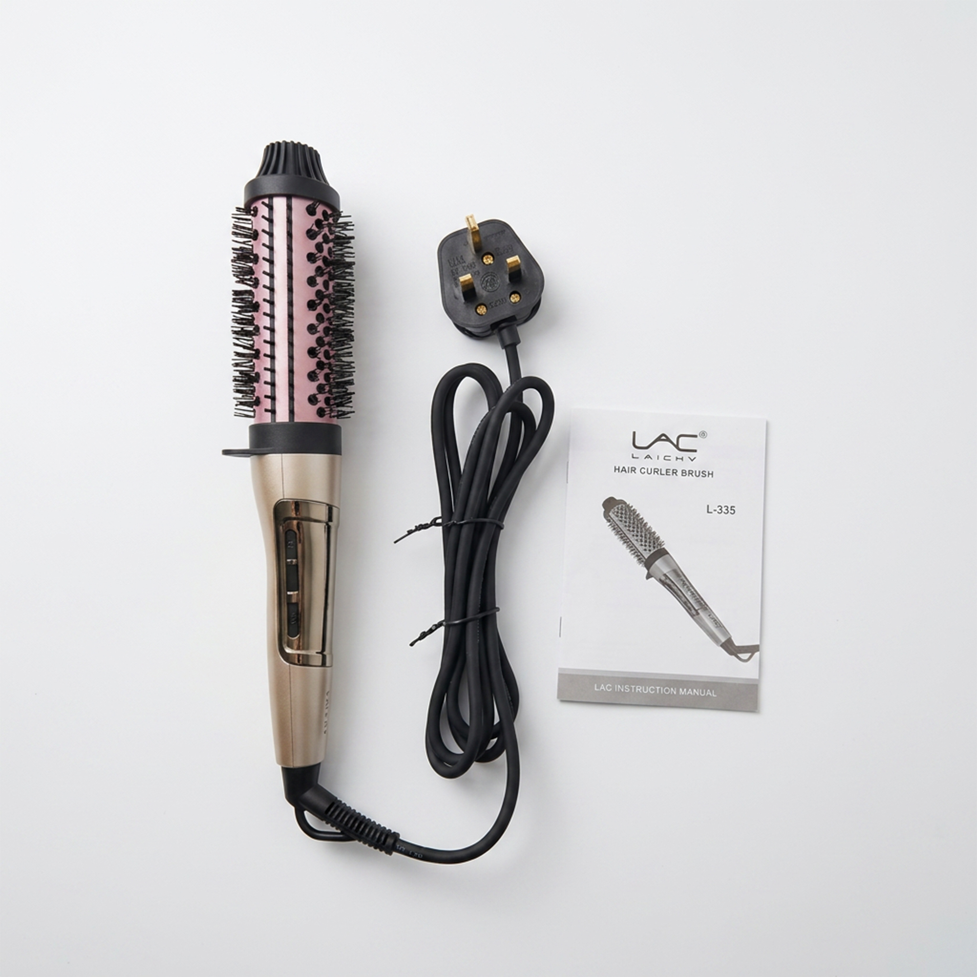 aaea657d-e870-4e38-9aca-44f7f815bcf3.jpg فرشاة حرارية دائرية ساخنة مقاس 1.5 بوصة لتصفيف و فرد الشعر - الصورة 1