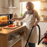 ميكروويف وقلاية وصانعة قهوة 3 في 1 نيو جولدن +مكنسة جاف و رطب ونفخ من دينكس بضمان عامين 3 في 1 للمنزل والسيارة