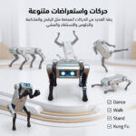 ⁦روبوت ذكاء اصطناعي قابل للبرمجة مع تحكم صوتي وجهاز تحكم عن بعد للاطفال⁩ - الصورة ⁦2⁩